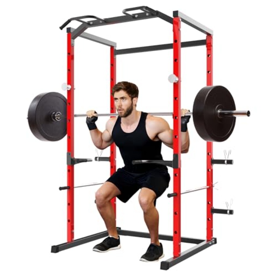 Home Gym Pull Up Bar - Heavy-Duty Power Cage with Pull-Up Bar