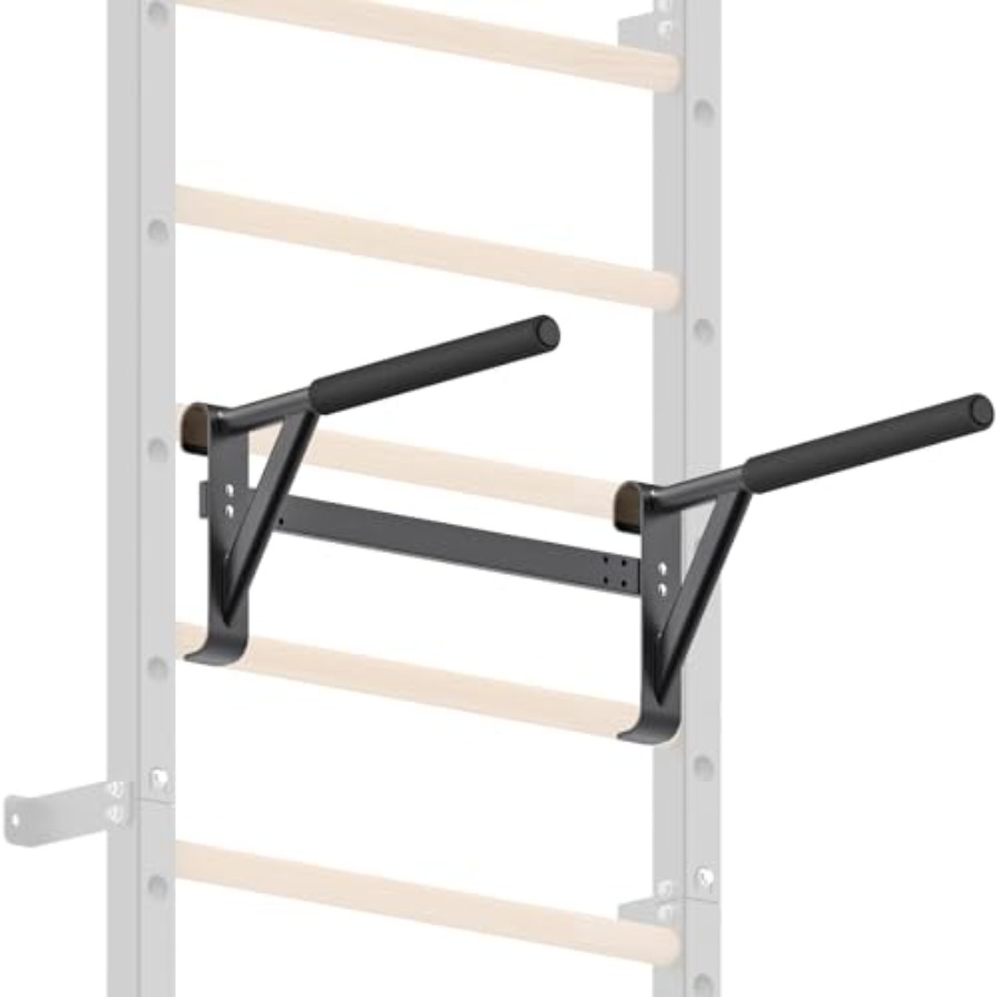 Home Gym Pull Up Bar - Wall Mounted Gymnastic Stall Bar 2x2