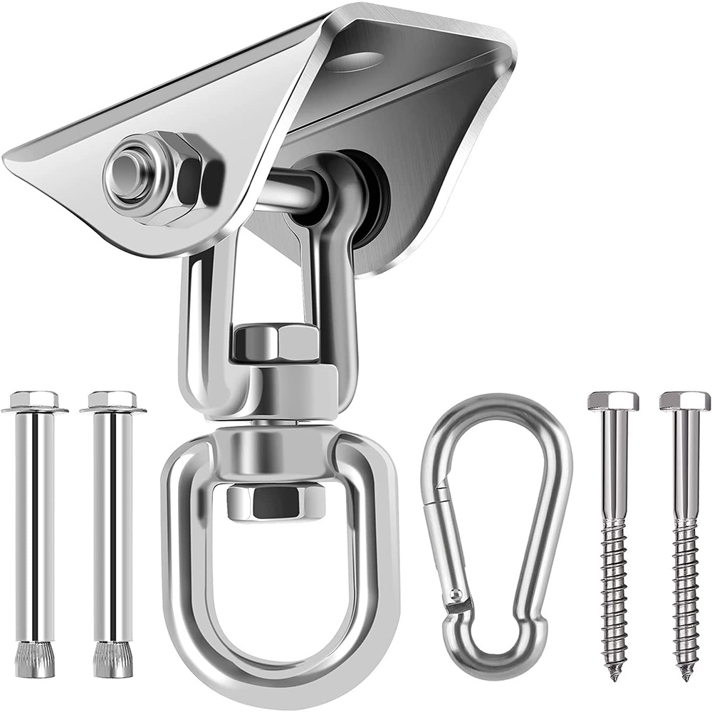 Yoga Trapeze Swing - Heavy Duty Swing Hangers Hooks,Stainless Steel