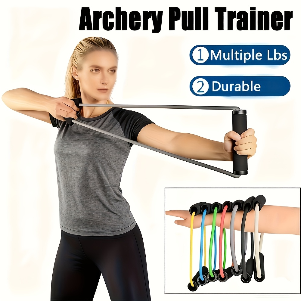 Home Gym Essentials - Bow and Arrow Pull Training Device,