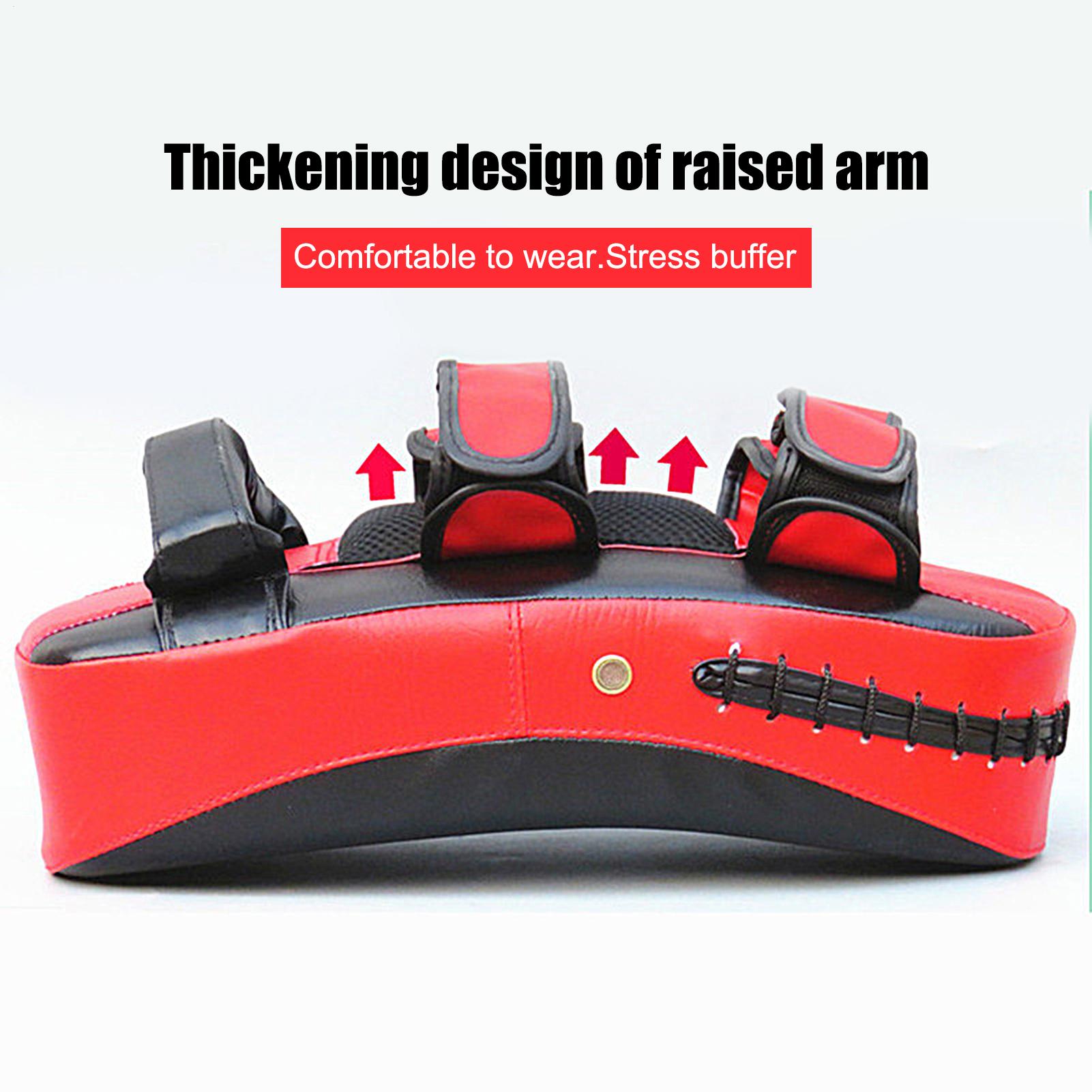Home Gym Trainer - Boxing Pads PU Leather Curved Punching