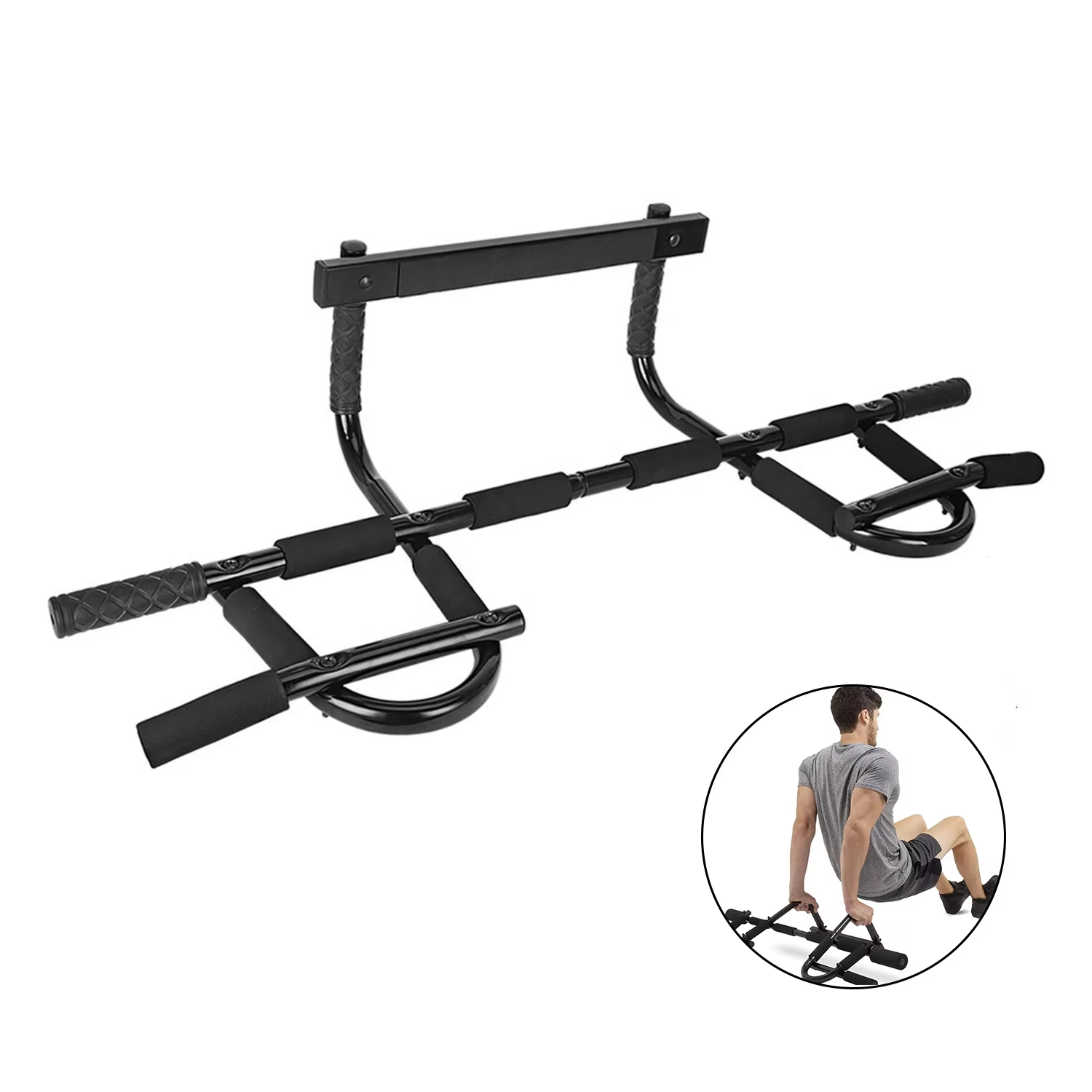 Home Gym Upper Body Workout - Fits Doors Upper Body Workout bar