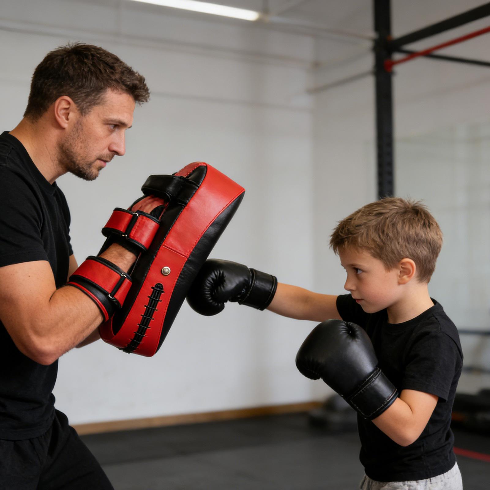 PU Leather Boxing Pads Curved  - огляд і ціна Home Gym Trainer