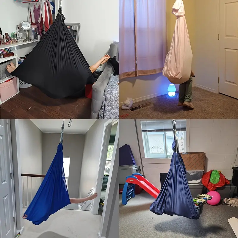 1.5*2.8m Elastic Swing Hammock - огляд і ціна Yoga Trapeze Swing
