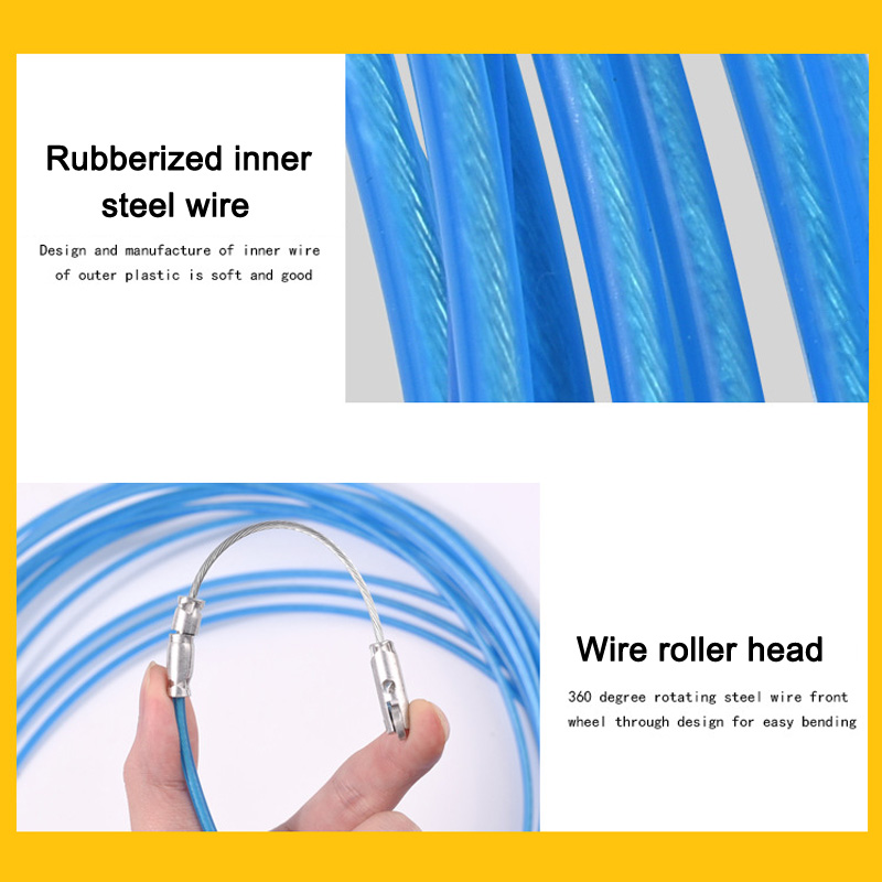 50M Electric Cable Tape Condui - огляд і ціна Cable Pulley System