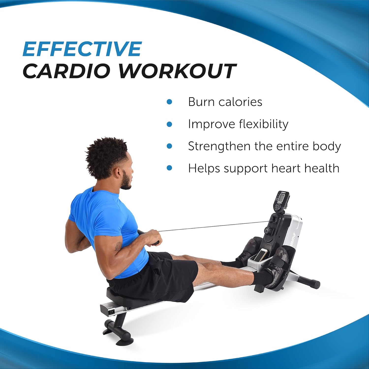 Magnetic Rower - Rower Machine - огляд і ціна Home Gym Minimalist