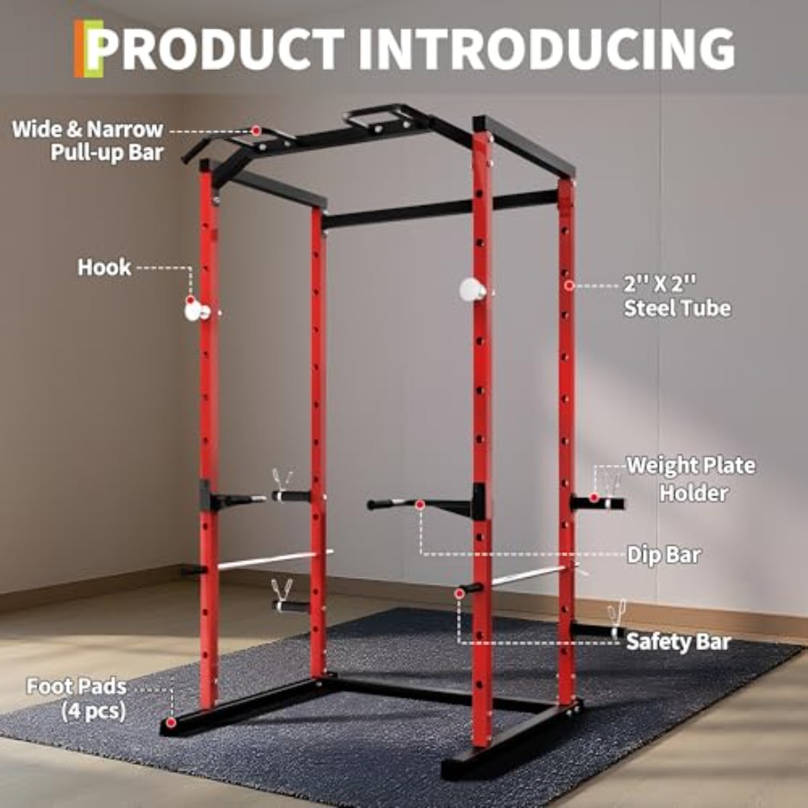 Heavy-Duty Power Cage with Pul - огляд і ціна Home Gym Pull Up Bar