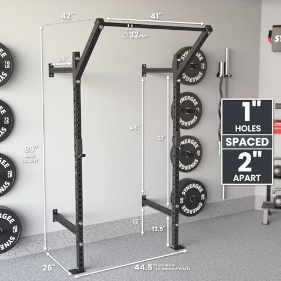 Wall Mounted Squat Rack for ho - огляд і ціна Home Gym Pull Up Bar