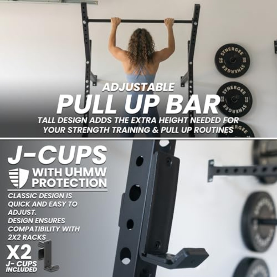Wall Mounted Squat Rack for ho - огляд і ціна Home Gym Pull Up Bar