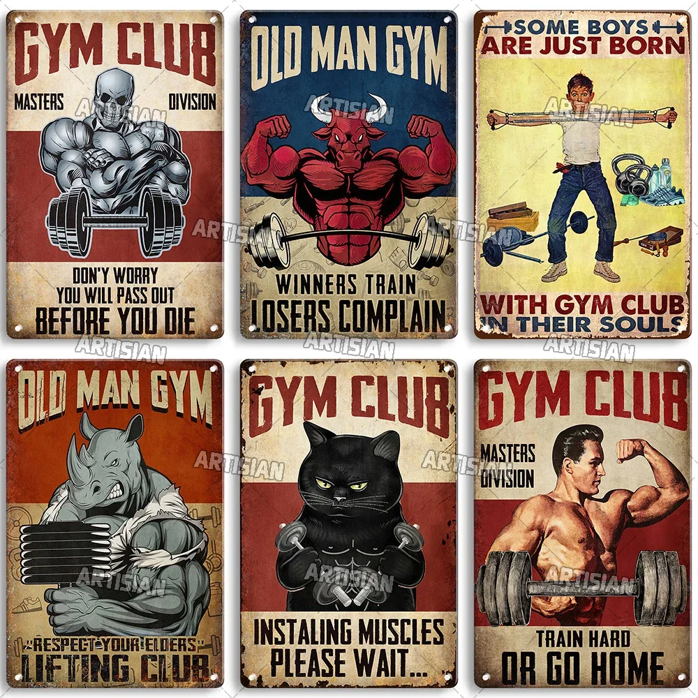 Old Man Gym Club Inspirational - огляд і ціна Home Gym Decor