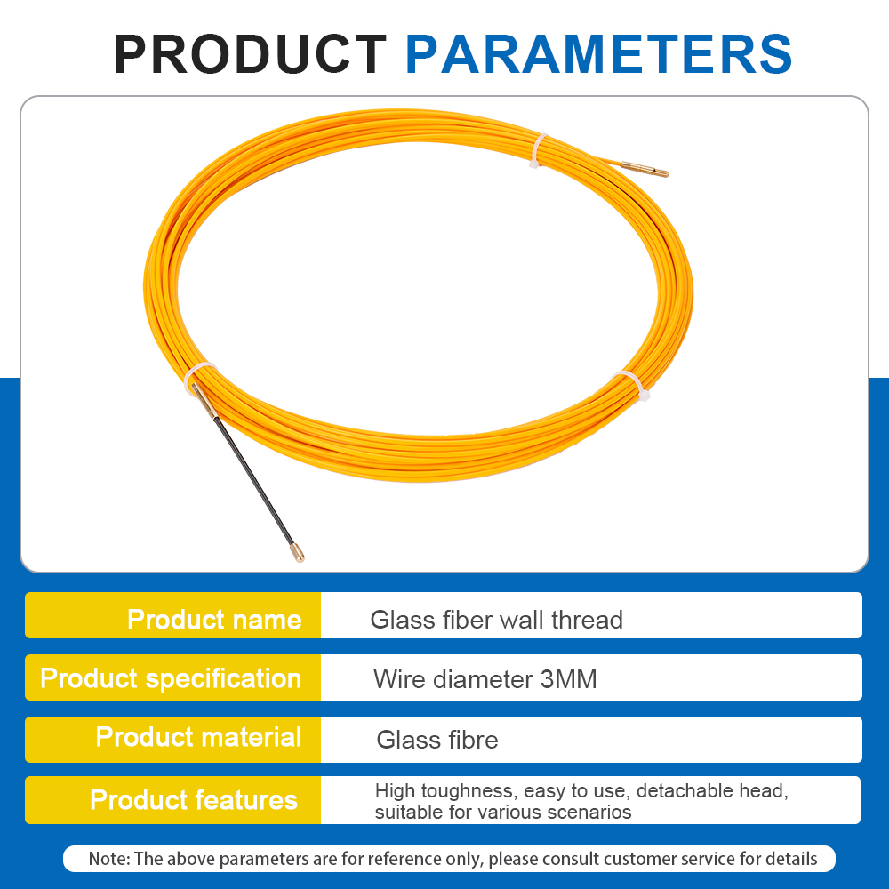 Fish Tape Fiberglass 3MM 5M‑50 - огляд і ціна Cable Pulley System