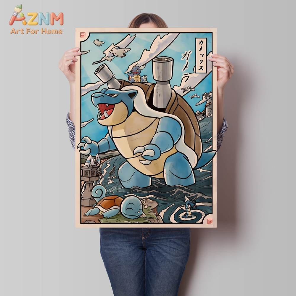 Canvas Artwork Painting Pokemo - огляд і ціна Home Gym Decor