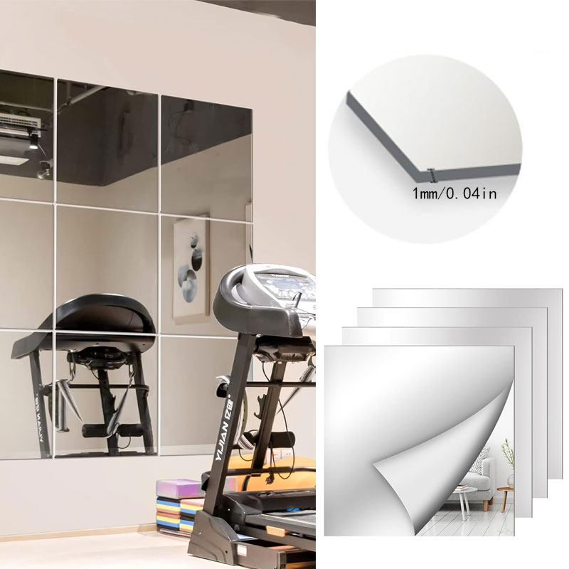8/16pcs1mm Self Adhesive Mirro - огляд і ціна Home Gym Reviews