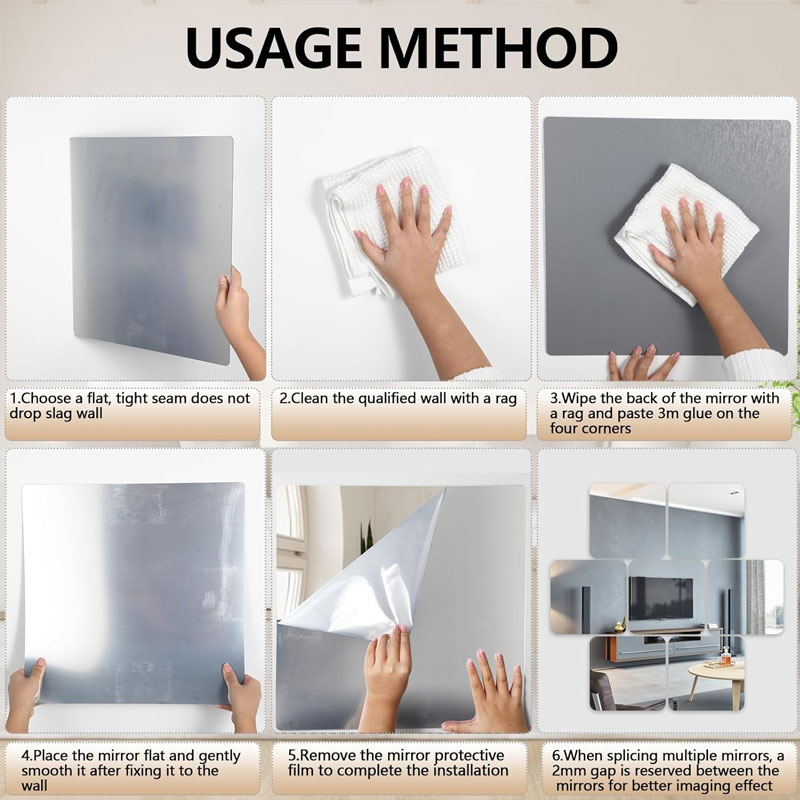 8/16pcs1mm Self Adhesive Mirro - огляд і ціна Home Gym Reviews