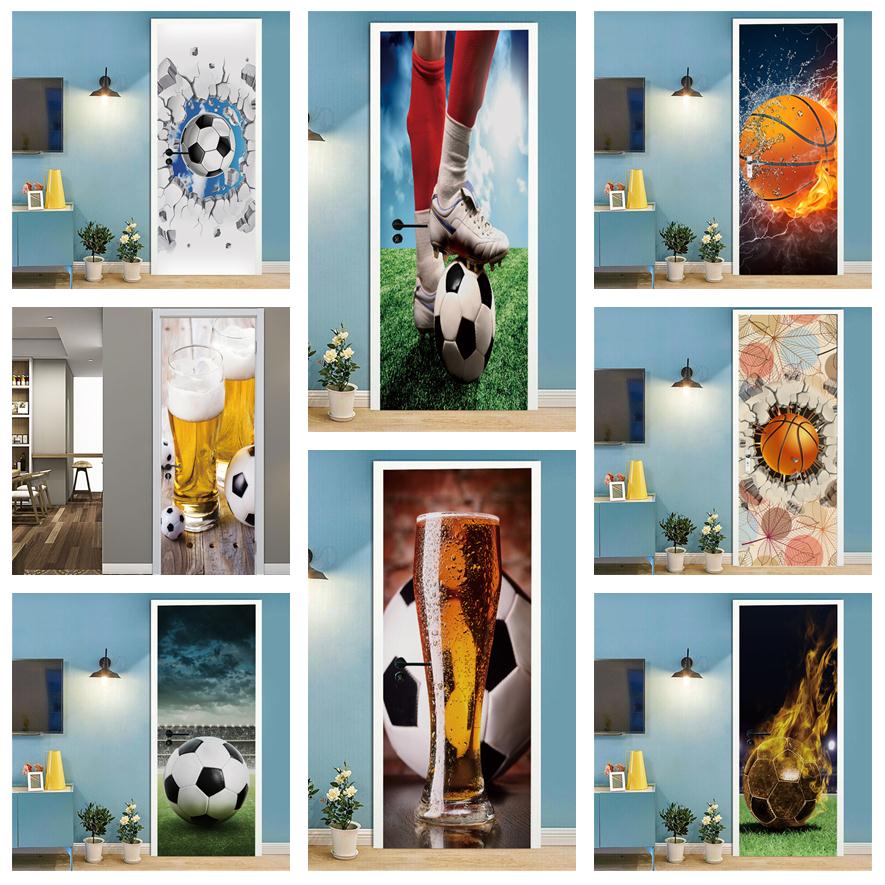 Football Basketball 3D Wallpap - огляд і ціна Home Gym Decor