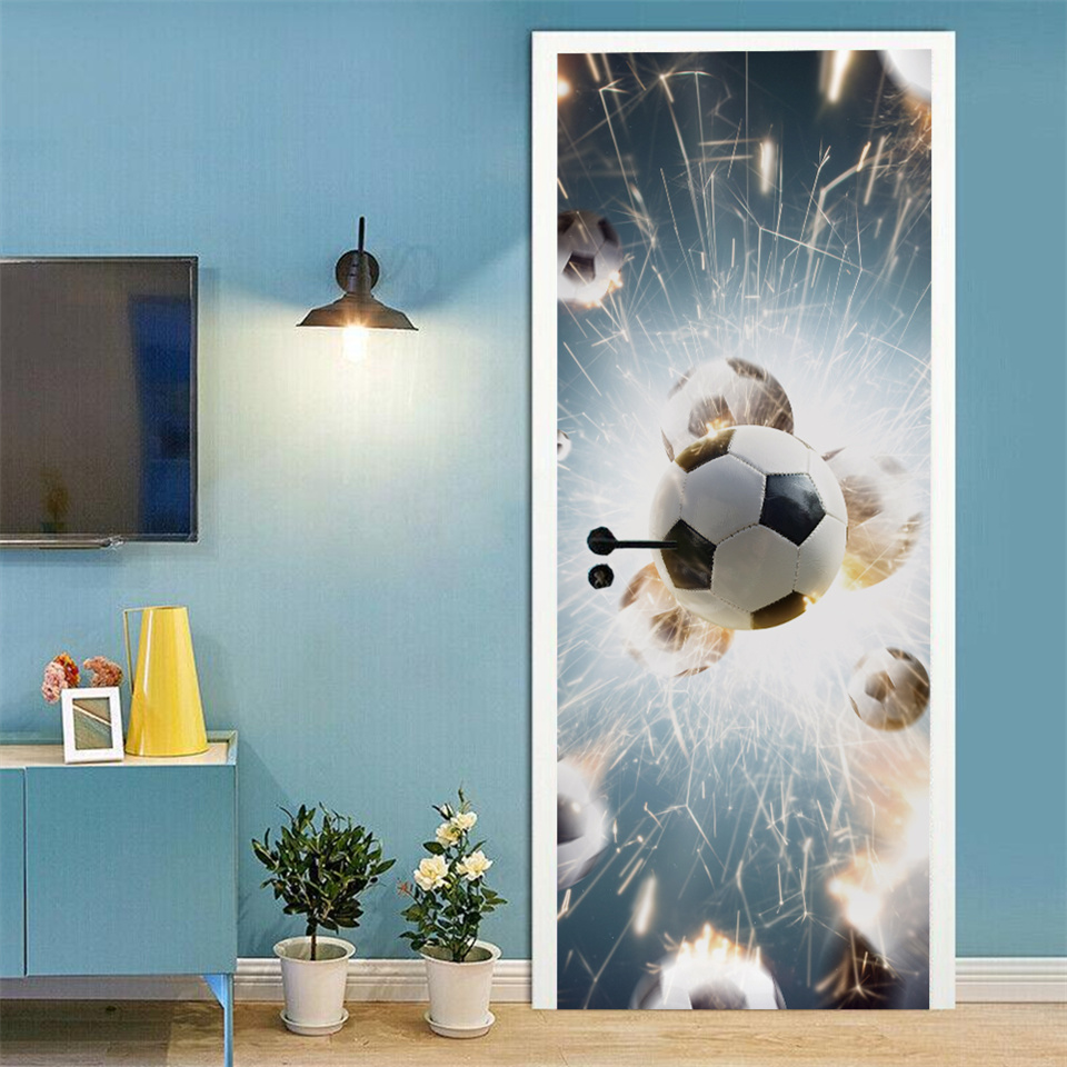 Football Basketball 3D Wallpap - огляд і ціна Home Gym Decor