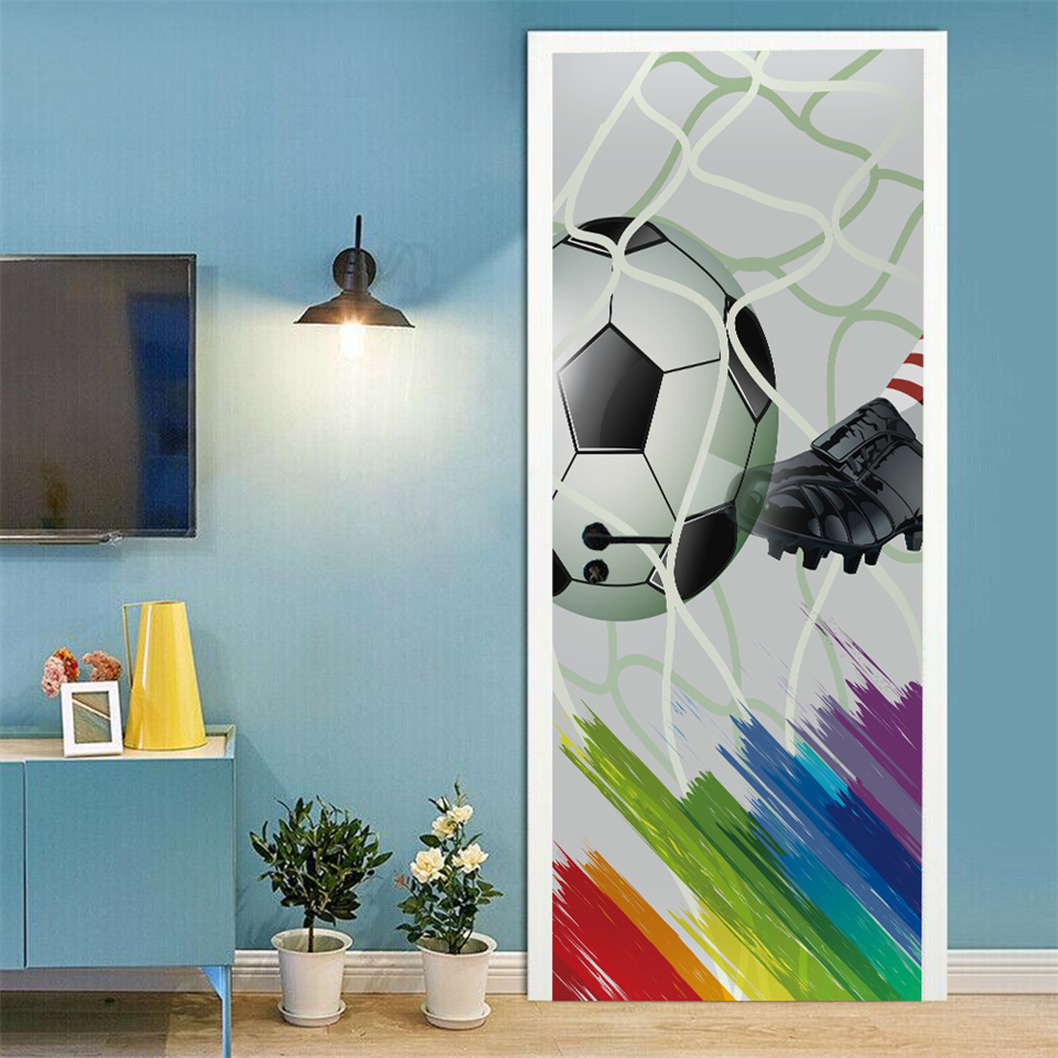 Football Basketball 3D Wallpap - огляд і ціна Home Gym Decor