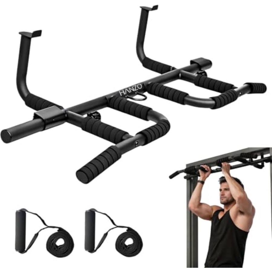 Doorway Pull Up Bar Set with S - огляд і ціна Home Gym Pull Up Bar