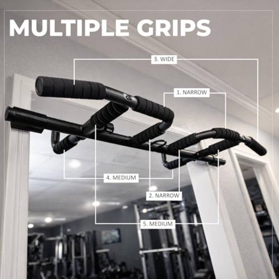 Doorway Pull Up Bar Set with S - огляд і ціна Home Gym Pull Up Bar