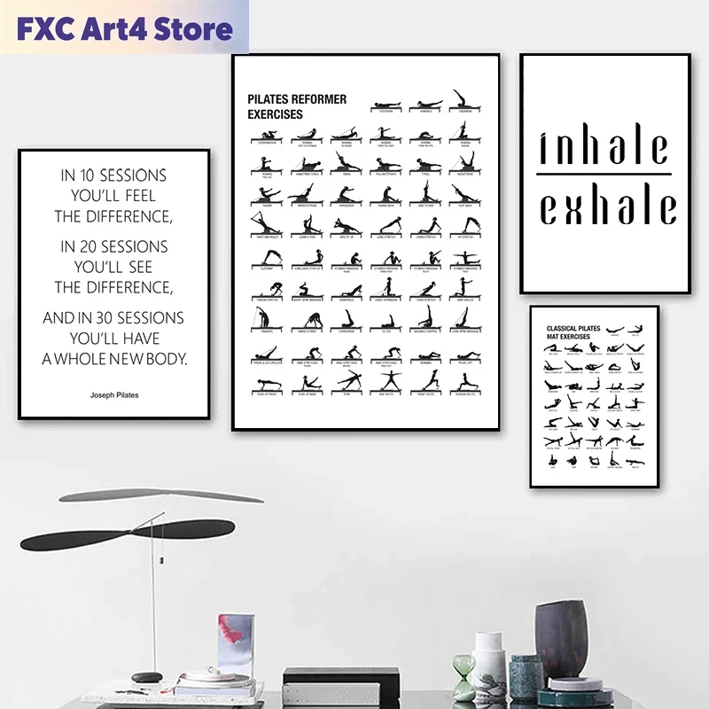 Frameless Pilates Workout Char - огляд і ціна Home Gym Decor