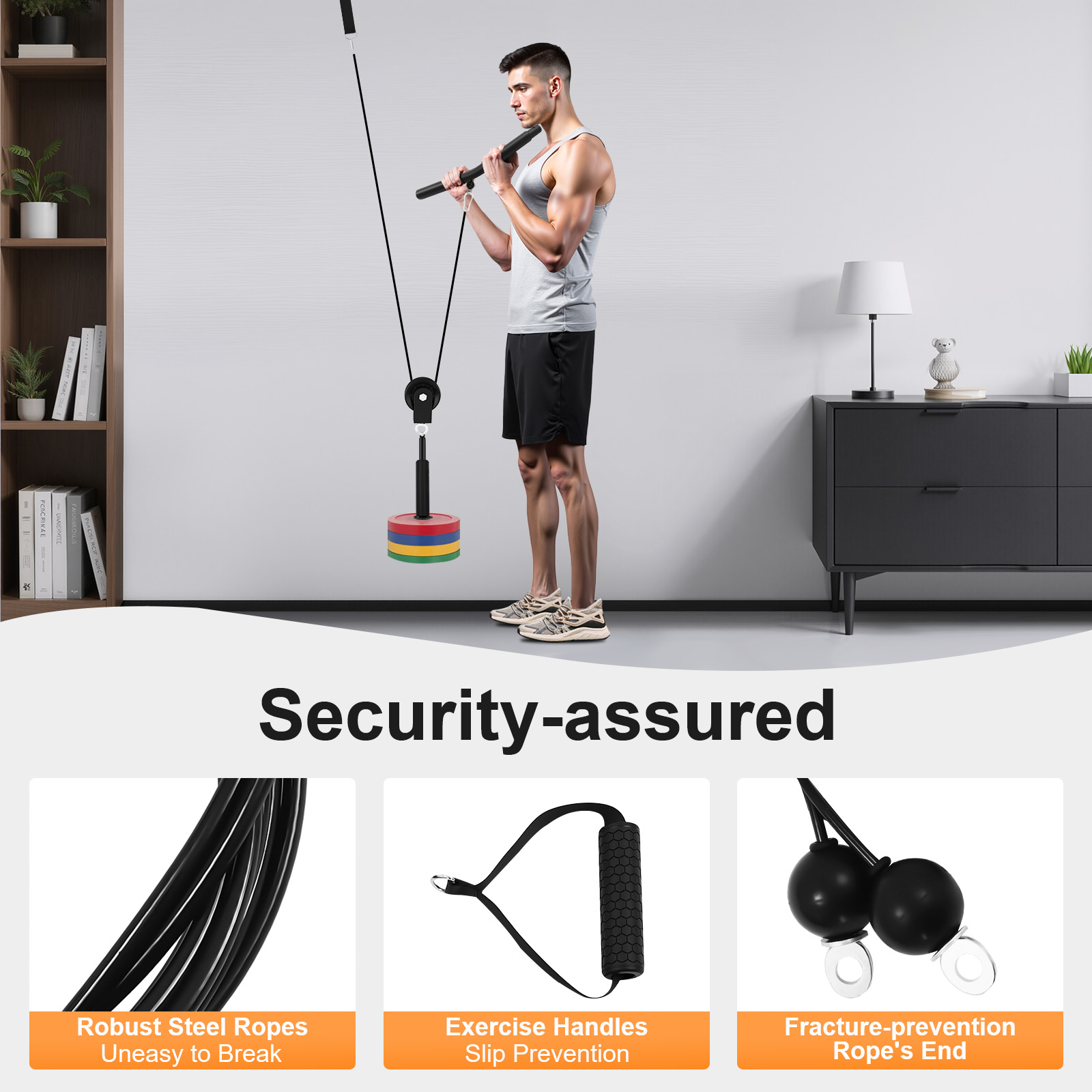 120kg Cable Pull Fitness Syste - огляд і ціна Cable Pulley System