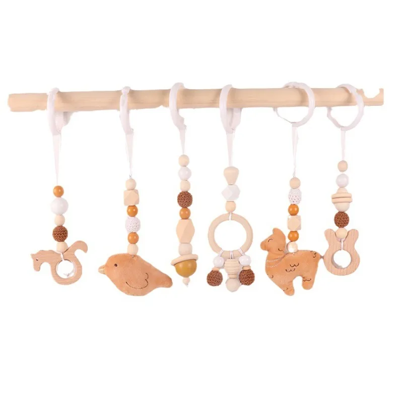 6Pcs Wooden Baby Toys Wooden B - огляд і ціна Home Gym Decor