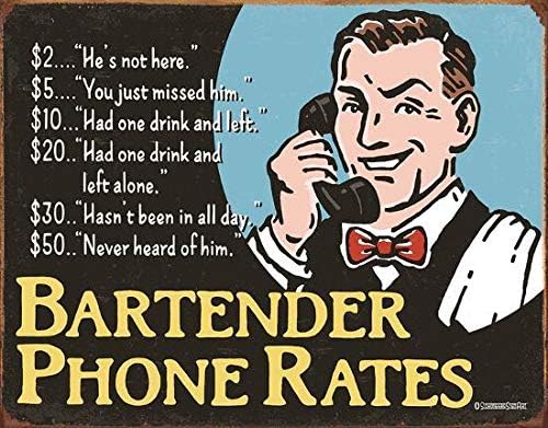 HomDeo Tin Sign Man Cave Bar R - огляд і ціна Home Gym Decor