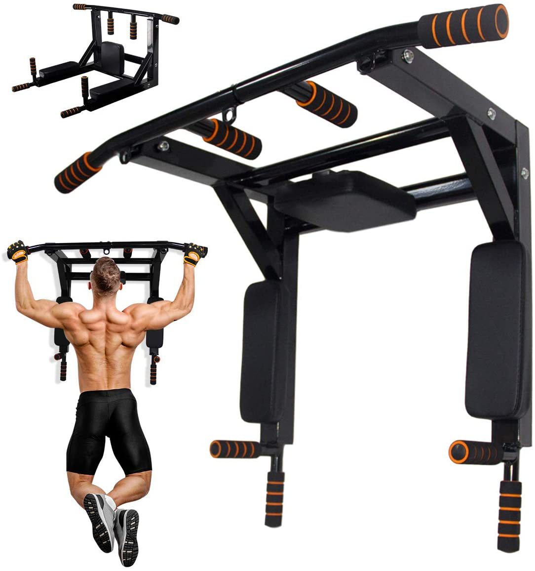 Wall Mounted Chin Up Pull Up B - огляд і ціна Home Gym Pull Up Bar